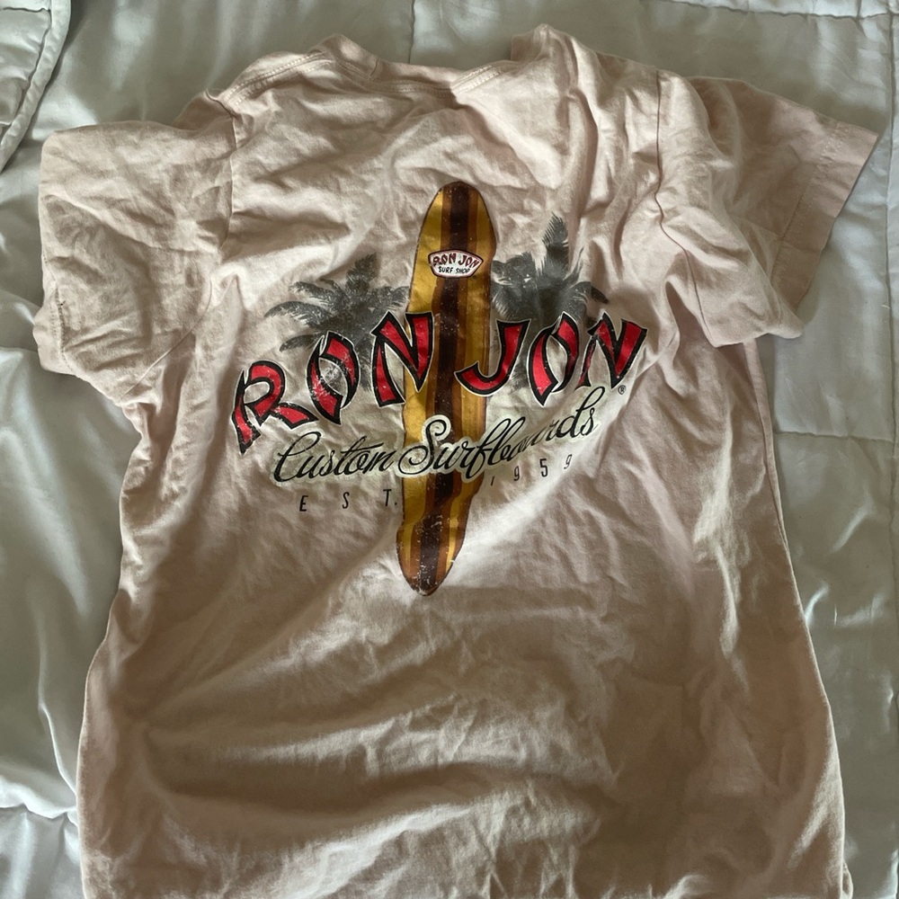 Ron Jon Pink Surfboard Graphic Tee
